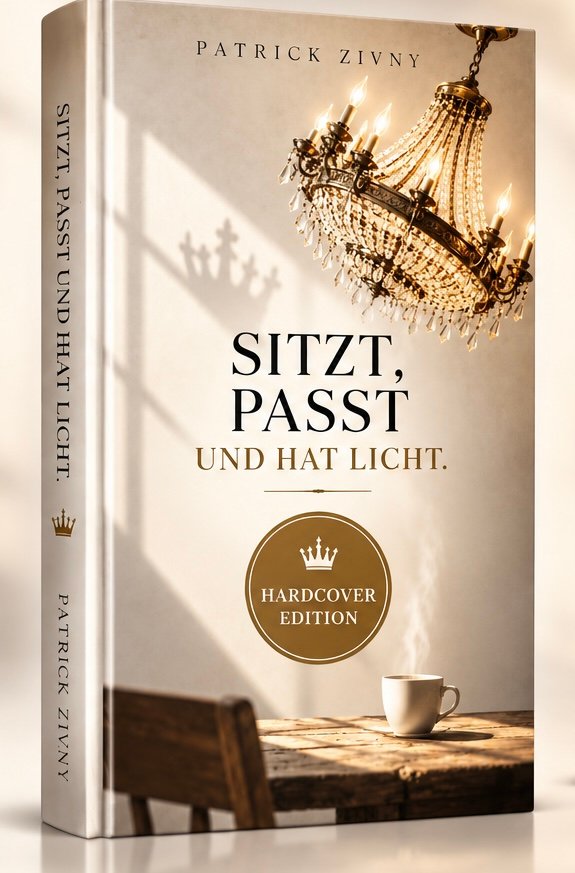 SITZT, PASST UND HAT LICHT. Hardcover Sammleredition